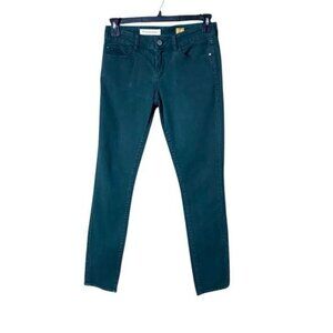 Anthropologie Pilcro‎ Womens Jeans Size 26 Green Stretch Low Rise Retro B…